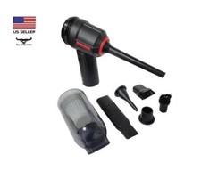 HY-IMPACT 2-in-1 Compressed Air Duster Vacuum Rechargeable Blow Dust Off CPU