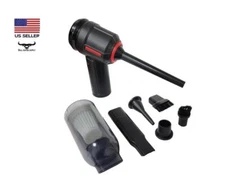 HY-IMPACT 2-in-1 Compressed Air Duster & Vacuum Rechargeable Blow Dust Off CPU +