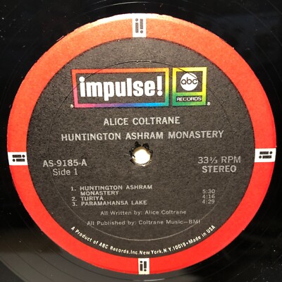 ALICE COLTRANE Huntington Ashram Monastery LP IMPULSE! AS-9185