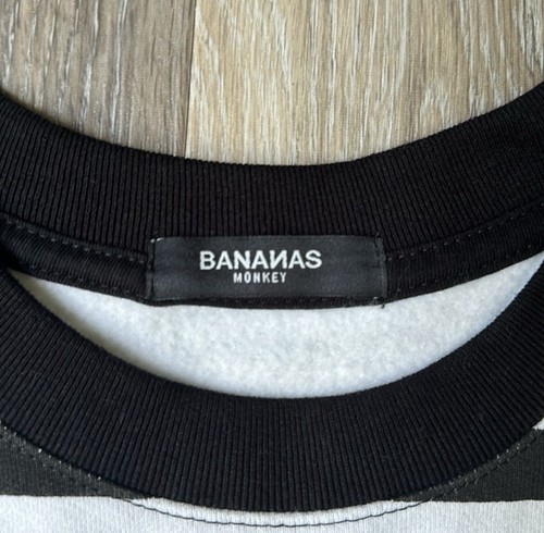 Bananas Monkey Earn Your Stripes Cewneck - Größe M schwer hochwertig - Bild 3 von 3