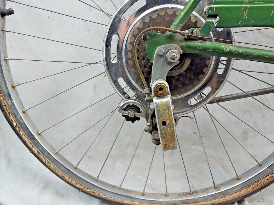 Bicicleta de carretera Schwinn Collegiate 1974 mediana 56 cm 5 velocidades acero verde remitente de EE. UU. :) Foto 3 de 4