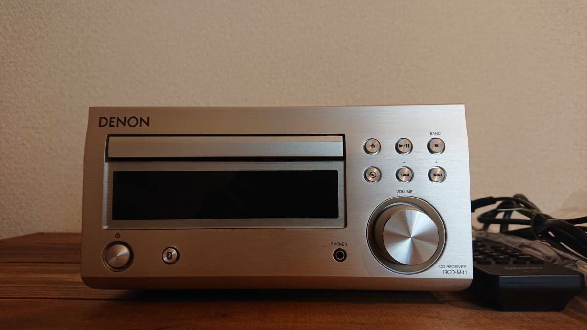 DENON CD-RECEIVER RCD-M41SP 整備動作品 2018年製 DENON with 