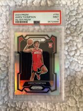 AMEN THOMPSON  2023-24 Panini Prizm SILVER Rookie  #150 PSA 9  Mint