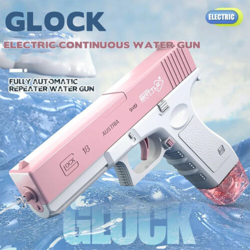Kids Electric Water Gun Auto Squirt Blaster Soaker Summer Outdoor Pool Toy Gift - Picture 4 of 14