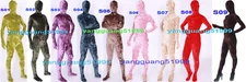 Sexy 9 Color Velours Catsuit Costumes Unisex Velour Body Suit Full Outfit F210