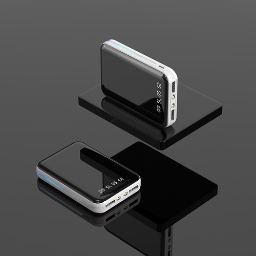 Banco de Alimentación Portátil 20000mAh Mini Fuente de Alimentación Móvil LED Antorcha Espejo Superficie - Imagen 14 de 24