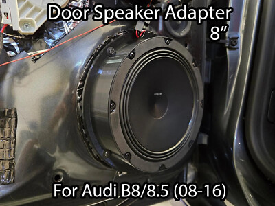 #ad 8quot; Door Speaker Mounting Adapter for Audi B8 B8.5 Set of Two $39.99
