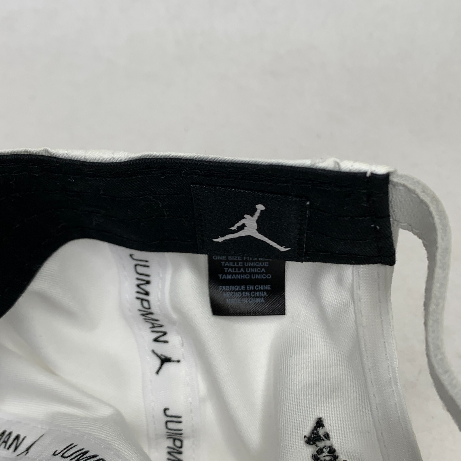 Jordan Mens Hat White Do You Know? Adjustable One Size Gem