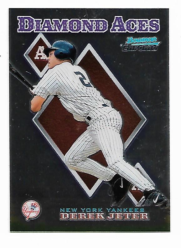 1999 BOWMAN CHROME DEREK JETER DIAMOND ACES CARD | eBay