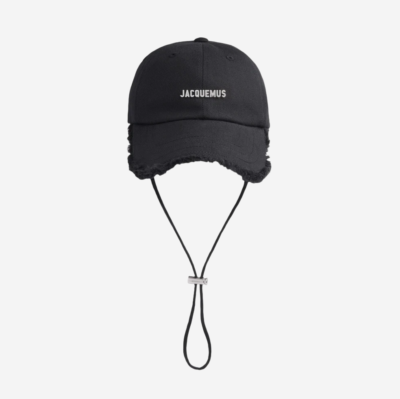 Jacquemus La Casquette Artichaut Fringe Baseball Cap Black / | eBay