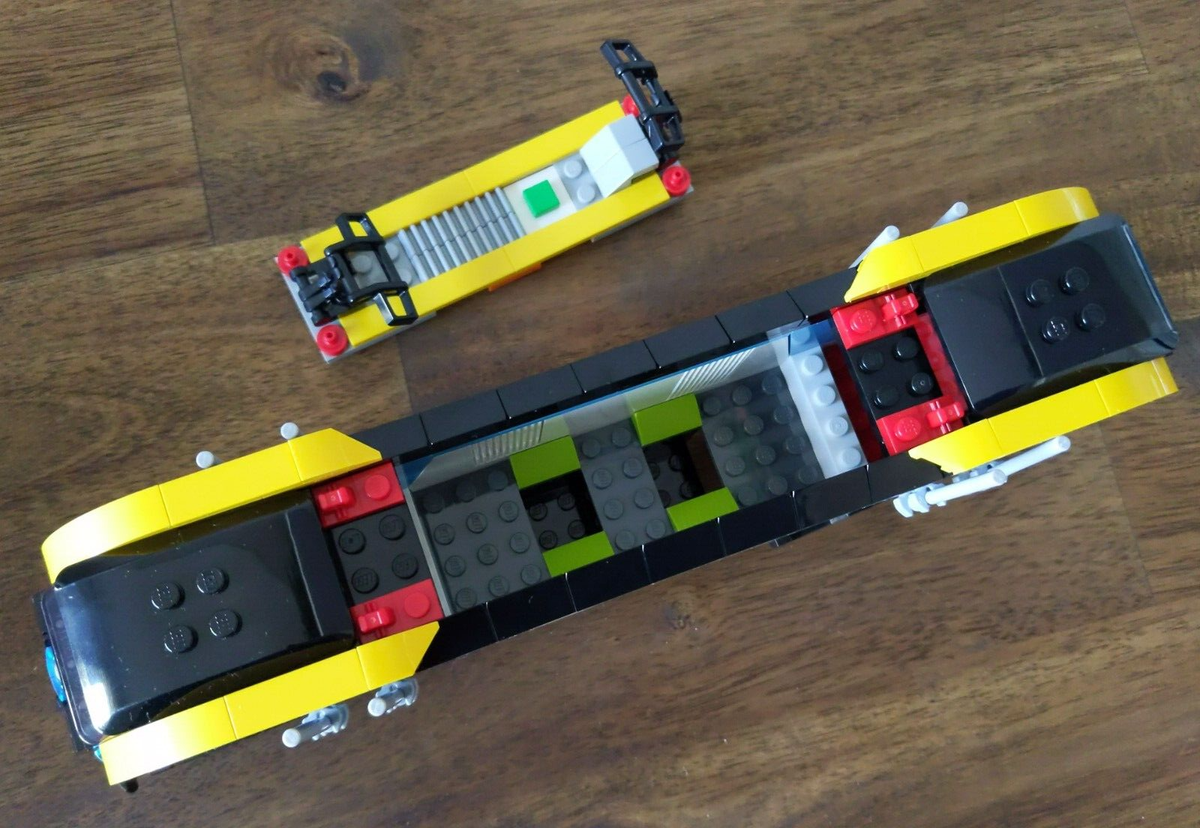 Rear Locomotive! LEGO Freight Train City 60336 2 Bogie Wheel