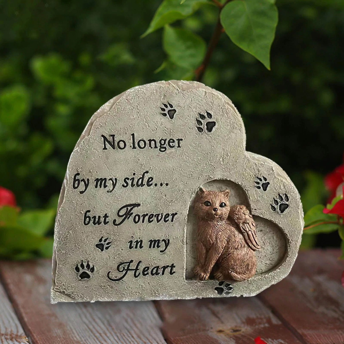 Cat memorial plaques for outside sales