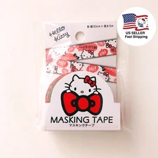 Hello Kitty Masking Tape Washi Tape US Seller Sanrio Japan