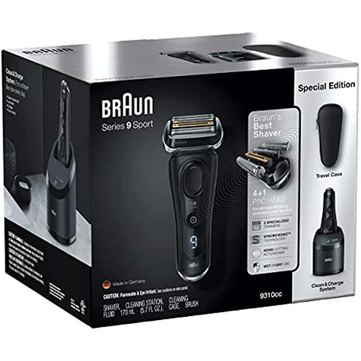 脱毛・除毛 BRAUN series9 9360CC-V BLACK Braun Series 9 Shaver | Braun Electric Shavers