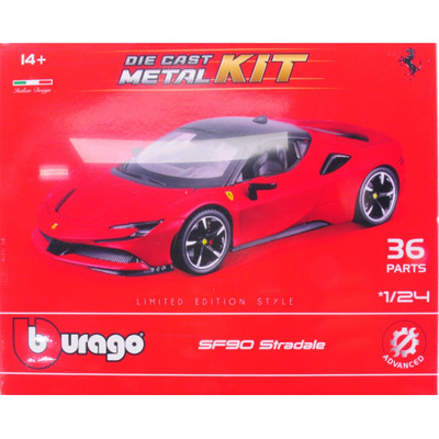 FERRARI SF90 STRADALE KIT 1:24 Burago Kit Auto Modellino