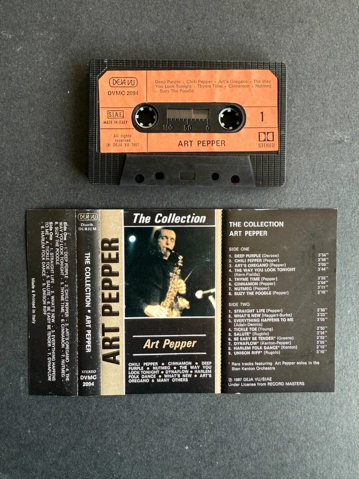 Art Pepper - The Collection - Cassette Tape DVMC2094 - Image 2 of 2