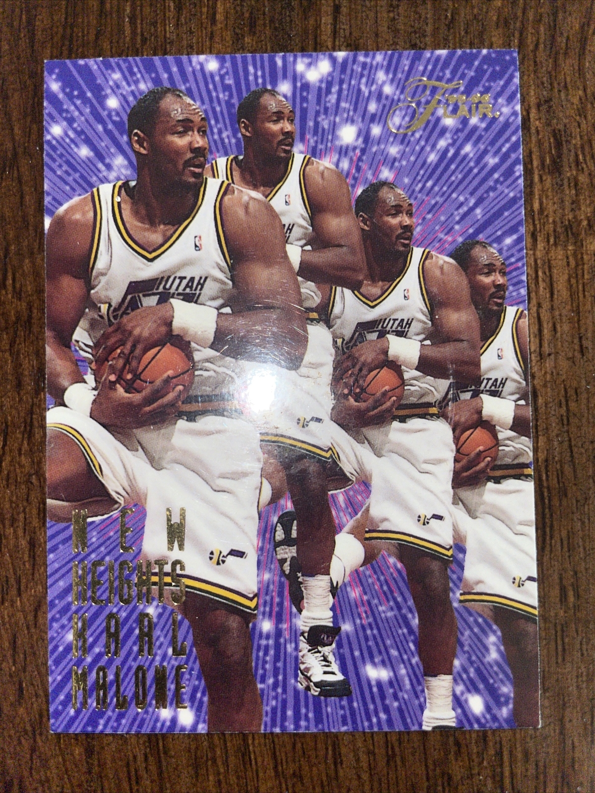 1995-96 Flair KARL MALONE #6 NEW HEIGHTS SP Insert NICE RARE SET