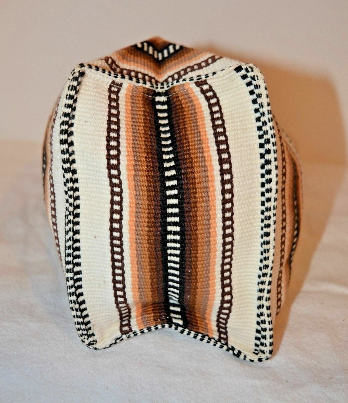 Peruvian Handwoven Wool Rucksack Drawstring Purse… - image 9