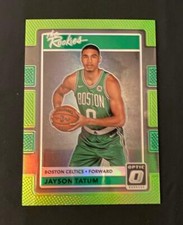 2017-18 Optic “The Rookies” Lime Green Jayson Tatum RC # 143/175 HOT & RARE,GEM?