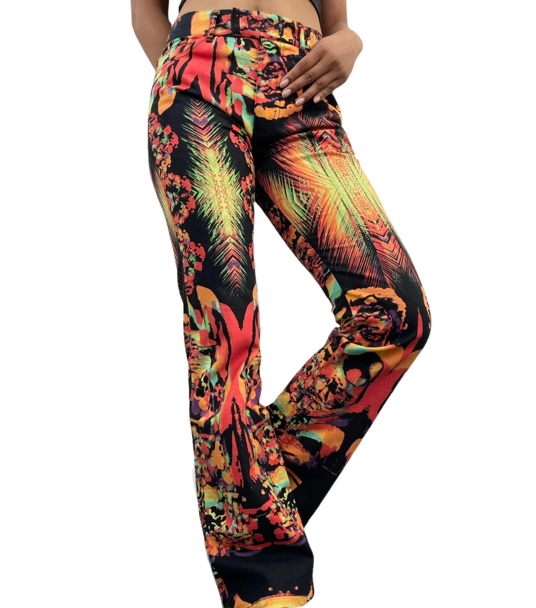Jean Paul GAULTIER Vintage Pants #40 Bottoms Orange Multicolor