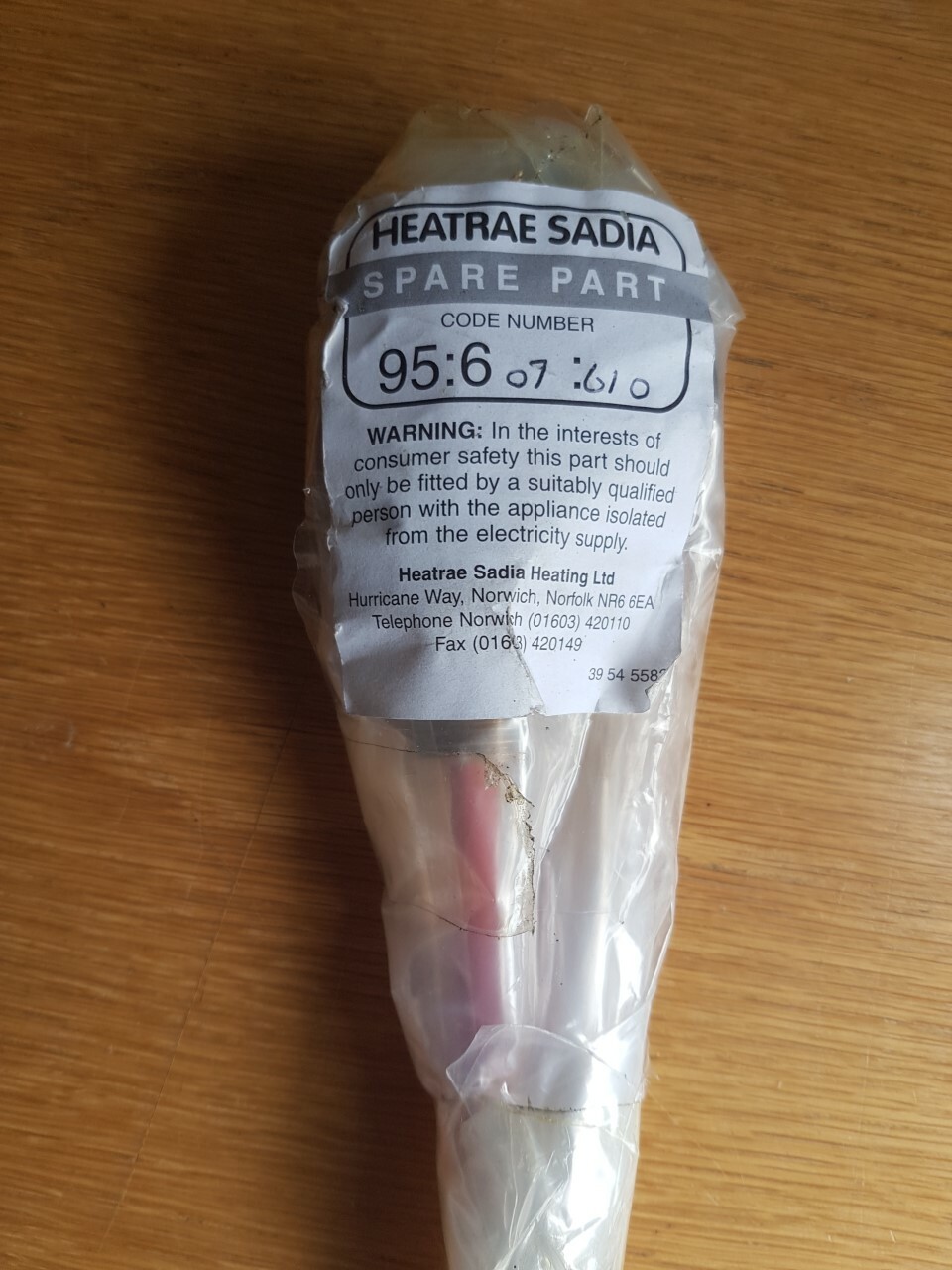 Heatrae Sadia - Temperature & Pressure Relief Valve 95607610