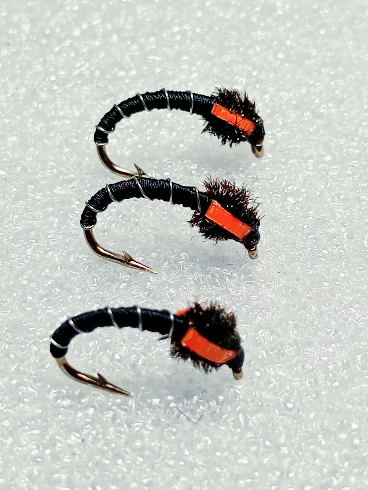 Black Buzzer Fly Fishing Wet Trout Flies DEADLY eBay