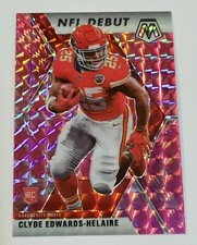 2020 Panini Mosaic CLYDE EDWARDS-HELAIRE Pink Camo PRIZM RC Rookie #266 Chiefs