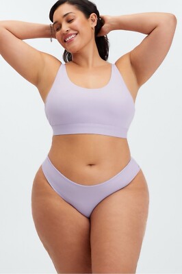 Fabletics Women's 3X Fine Touch Scoop Neck Bralettes Naked Feel Set Of 4 Lot