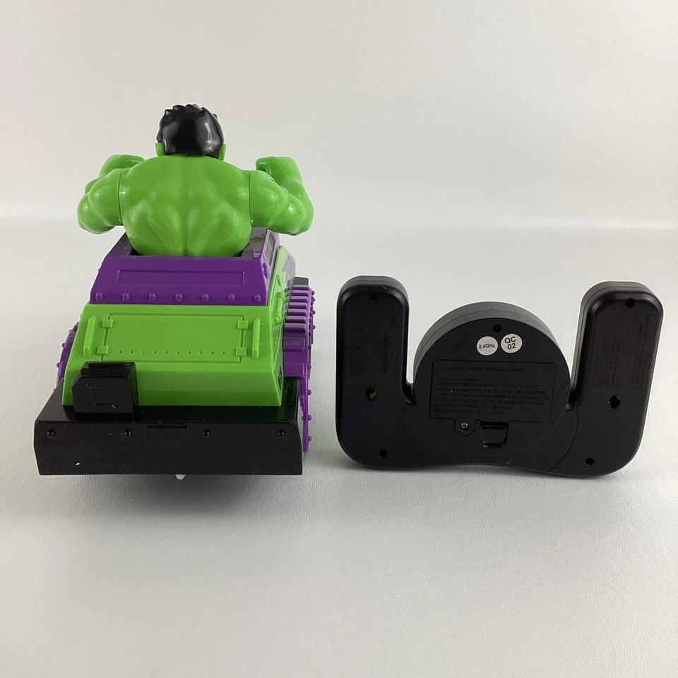 Marvel Super Hero Adventures RC Hulk vehículo tanque control remoto juguete 2020 Foto 4 de 4