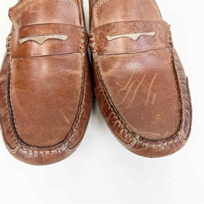 Clarks Ashmont Way Brown Cognac Leather Driving Loafer 9.5 M  display picture 3
