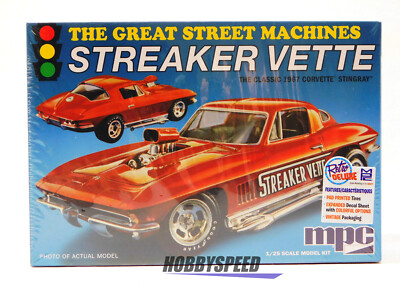 MPC STREAKER VETTE 1967 CORVETTE STINGRAY PLASTIC MODEL CAR KIT 1