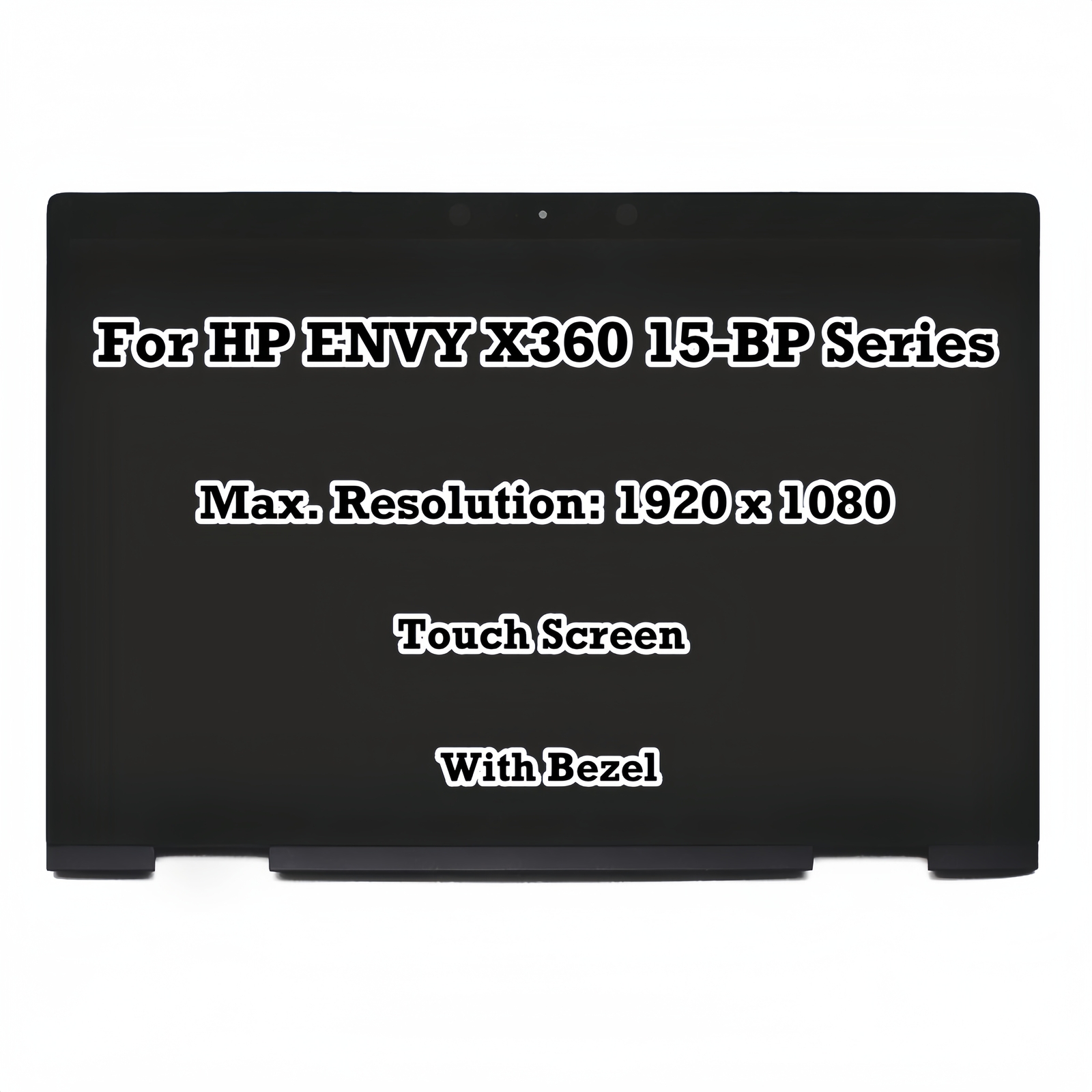 15.6'' FHD IPS LCD Touch Screen Display Assembly+Bezel For HP Envy x360 15-bp2xx