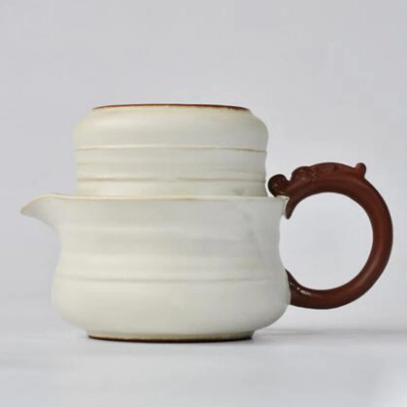 Tetera de cerámica japonesa Hervidor de agua Gaiwan Taza de té Porcleian Juego de té de viaje portátil Foto 4 de 4