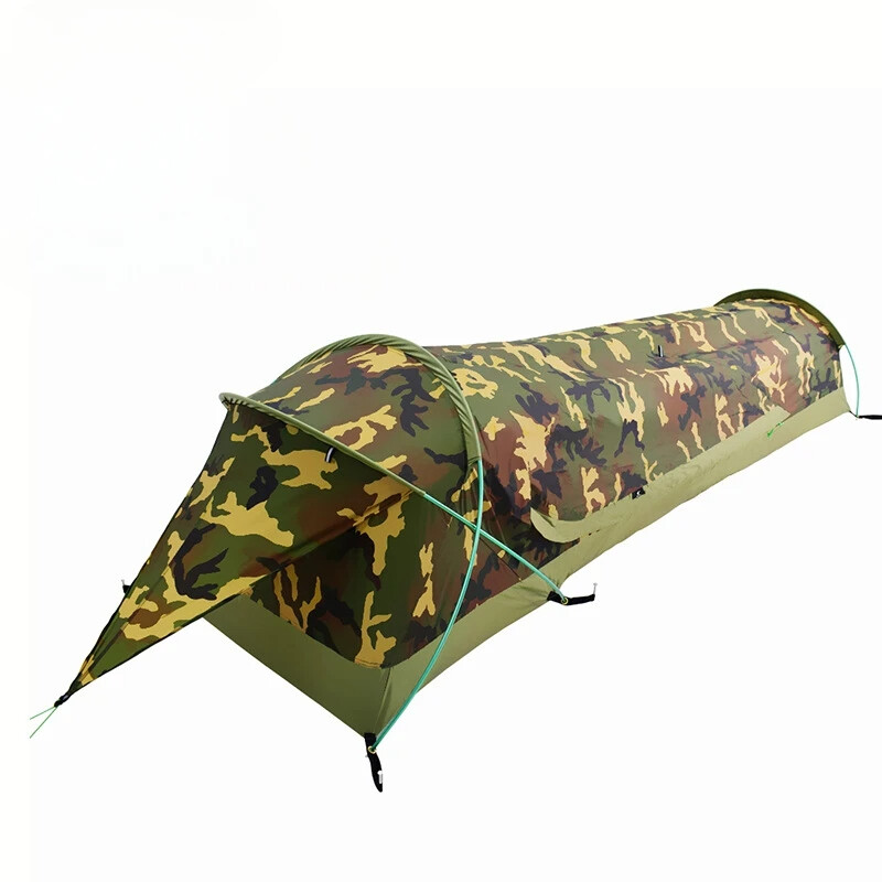 Woodland Camo Army Bivy Cover Camouflage Tent Coffin Man One