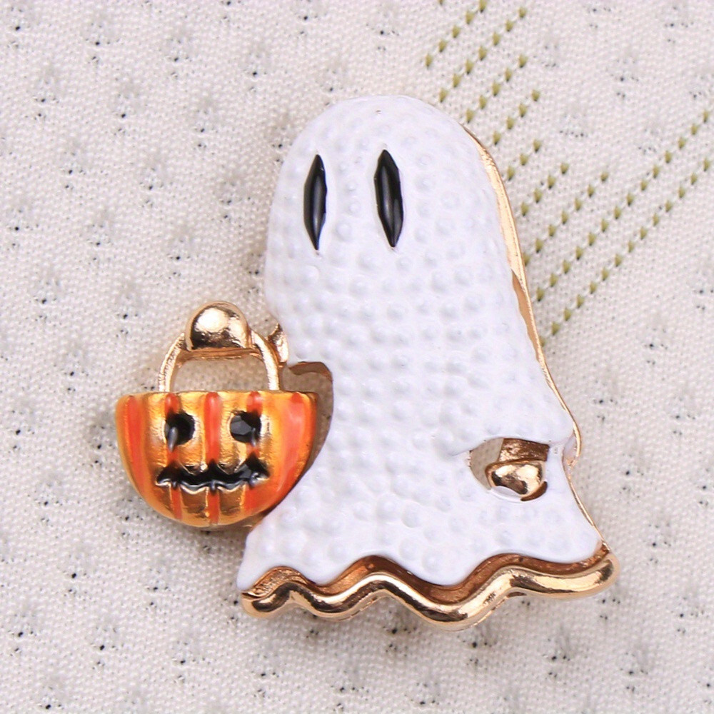 Halloween Ghost Brooch Women's Pumpkin Clothing Accessories Pins 