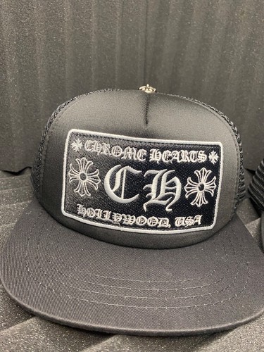 Mens womens CH Chrome Cross Embroidered Trucker Cap Baseball Cap - Picture 5 of 5