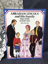 Abraham Lincoln and His Family Paper Dolls in Full Color