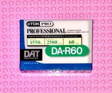 DAT  TDK  DA-R   60   DIGITAL AUDIO TAPE (1) (SEALED)