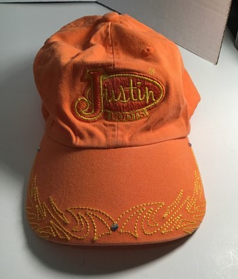 justin boots baseball cap