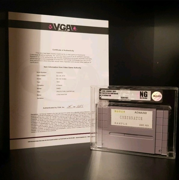 CYBERNATOR PROTOTYPE NINTENDO SNES SUPER VGA WATA SAMPLE