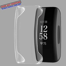 For Fitbit Inspire 2 TPU Screen Protector Full Protective Smart Watch Case Cover