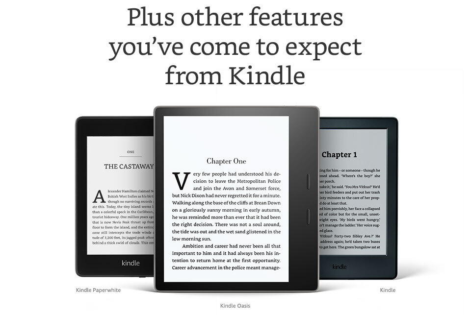 KINDLE OASIS E-READER 8TH GEN TABELT 6