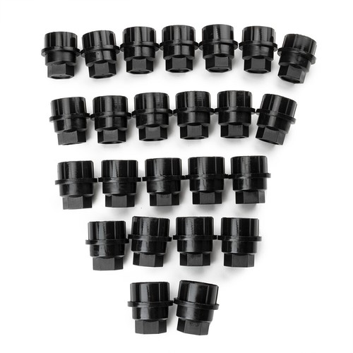 24PCS Wheel Lug Nut Covers Cap For Chevy GMC Silverado 1500 2500 C1500 15646250 - Picture 12 of 15