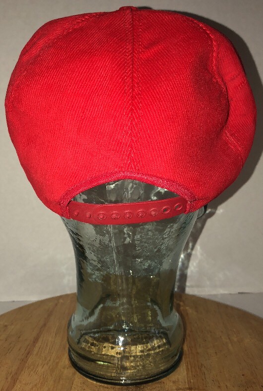 Casquette Vintage ALPO Dog Food Années 70/80 - Rouge En Velours Côtelé - Snapback