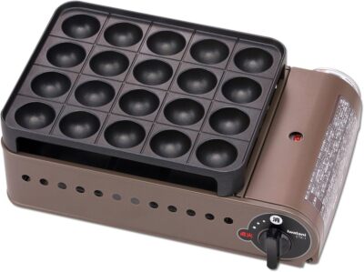 Iwatani Kassette Gas Takoyaki Box (Entako) Bronze & Schwarz CB-ETK-1 Kochen J...
