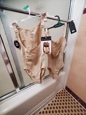 NWT UnderWhere Firm Control Shaping Bodysuit. L  XL. Beige Color. 35 Each