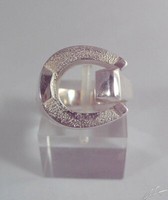 Ein Ring Aus Eisen Und NäGeln, Handgefertigt In Sterlingsilber Luce