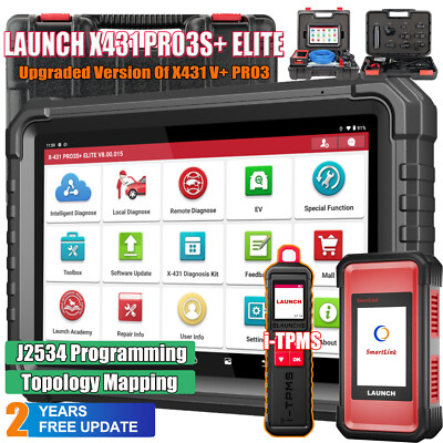 LAUNCH X431 PRO3S V+ 5.0 ELITE PRO5 Car Diagnostic Tool J2534 Programming Coding