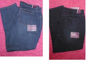 NWT - Amanda Gloria Vanderbilt SCULPT Stretch Dark Blue Jeans - 2X 3X 4X 20W 22W