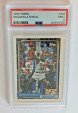 1992 Topps Shaquille O'Neal RC #362 PSA 9 MINT